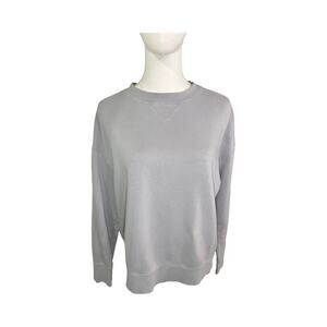 Vince Gray Pullover Sweatshirt XS 100% Cotton Crewneck Made in Peru